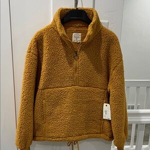 Billabong Mustard Sherpa Jacket